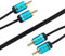Cable Audio Video RCA de 2 Machos a 2 Machos de Ultra HDTV | Cable Phono de Nylon Trenzado | Adaptadores de Metal con Acabado Dorado | Subwoofer, Altavoces, Home Cinema, TV, DVD, Receptor | 10 m