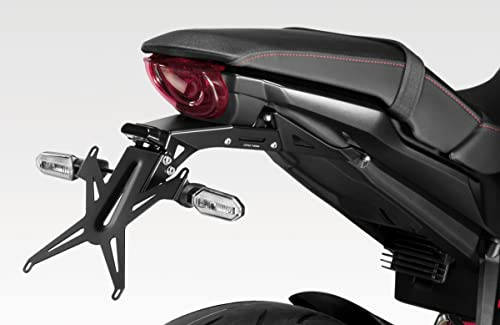 CB1000R 2018/20 - Kit Kennzeichenhalter International (R-0903X) - Einstellbare Nummernschild Halter - inkl. LED und Hardware-Bolzen - Motorradzubehör De Pretto Moto (DPM Race) - 100% Made in Italy