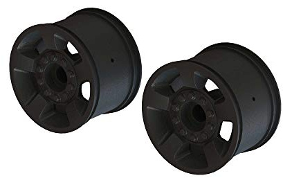 1/10 Vorder/Hinten 2,8 Räder, 14mm Hex, Schwarz (2)