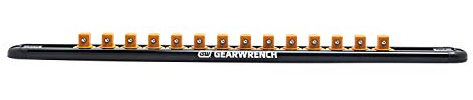 GEARWRENCH 3/8 Drive Magnetic Socket Rail Includes 14 Clips - 83127