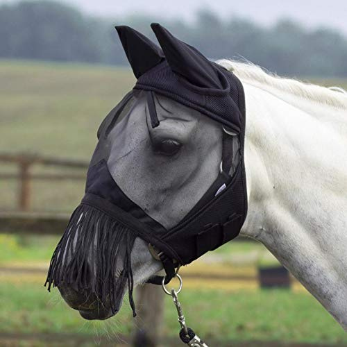 Busse Fliegenmaske Fly Cover FRANSEN, SH, schwarz