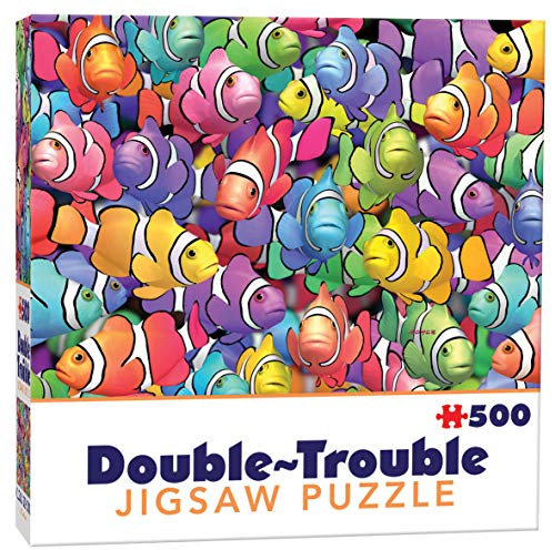 Cheatwell Games 500 Piece Double Sided Jigsaw Puzzle Clownfish, Clown