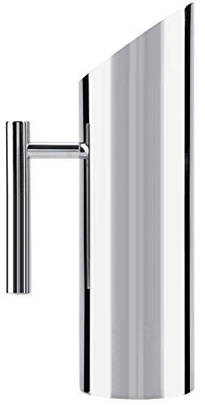 Nikou Pichet eau inox - Pichet à eau en acier inoxydable avec Ice Guard Pichet à boire à la maison Hôtel servant (Taille : 1.5L)