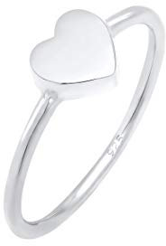 Elli Ring Damen Herz Liebe Filigran in 925 Sterling Silber