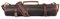 Leather Knife Roll Storage Bag, Elastic and Expandable 10 Pockets, Adjustable/Detachable Shoulder Strap, Travel-Friendly Chef Knife Case (Leather - Dark Brown)