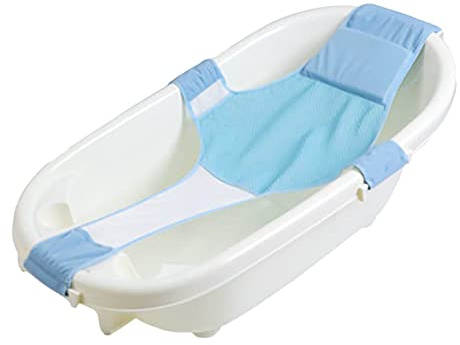 Badewannensitz Baby Babywannennetz Badewanneneinsatz Sitz Neugeborene Kleinkind Badewanne Netz Antirutsch Babywannenmatte Faltbar Babywannenkissen Baby Bad Pad Badematte Badezimmer Badezubehör
