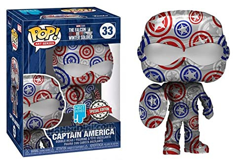 POP! The Falcon and The Winter Soldier 33 - Captain America Patriotic Age Artist Series