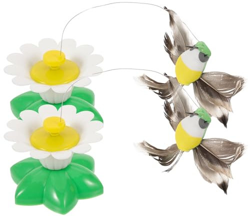 UKCOCO Haustierzubehör 2pcs Creative Teaser Toy Delicate Teasing Toy Elektrischer Cat Teaser für Pet Cat Home Indoor (Zufälliger - Stil ohne Batterie