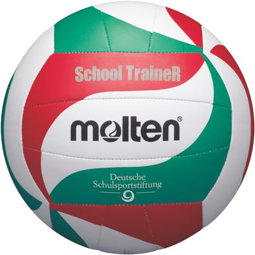 Molten Volleybälle-MHR500 Volleybälle Weiß/Grün/Rot 5