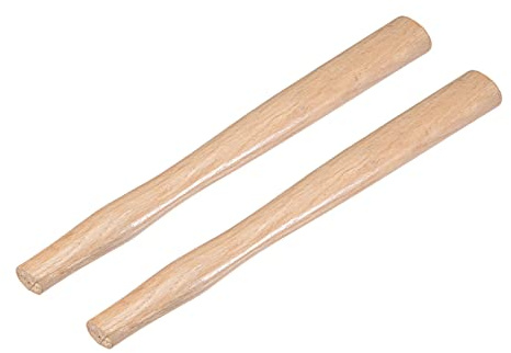 sourcing map 2 Pack 13 Hammer Hölzern Griff Holz Ersatz für 2 bis 4 Pfund Hammer Oval Loch