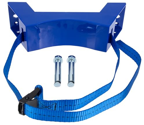 Operitacx Gas Cylinder Fixing Rack Wall Mounted Bracket for 40L Propane Gas Bottle Heavy Duty Holder with Screws Space Saving Storage for Home and Outdoor Use