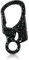 Ahiller Carabiner Clip, Double Anti-Misopening Locking Design, 3 Inch Alloy Caribena Hook, Keychain for Outdoor Camping, Hiking, Fishing, Key Ring Clip (Black Green-1P)