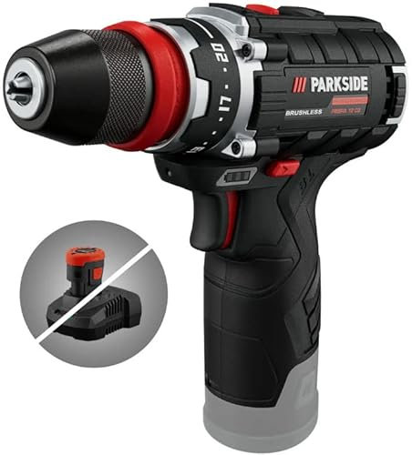 HEADNMORE Parkside PERFORMANCE® - Trapano avvitatore a batteria 12 V PBSPA 12 D4, senza batteria e caricatore