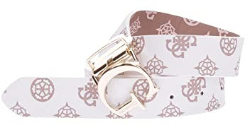 GUESS Gürtel Damen Weiß Bw7811vin30 Weiß L, Weiß, L