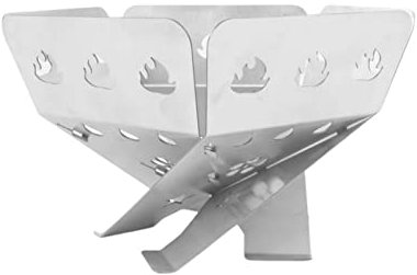Estufa plegable | Estufa de leña plegable | Mesa de fuego Diseño desmontable, acero inoxidable duro, múltiples fuentes para , caminar Ximan