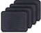 Bestlivings Schuhabtropfschale (4er Pack) Schuhwanne mit hohem Rand (50 x 38 x 2,5cm) - Aptropfunterlage, Schuhmatte für Haus und Garten - Wasserdicht