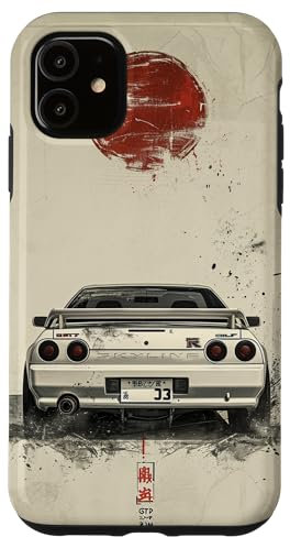 Vintage Retro JDM Legendary Gt r 32 Skyline Case for iPhone 11