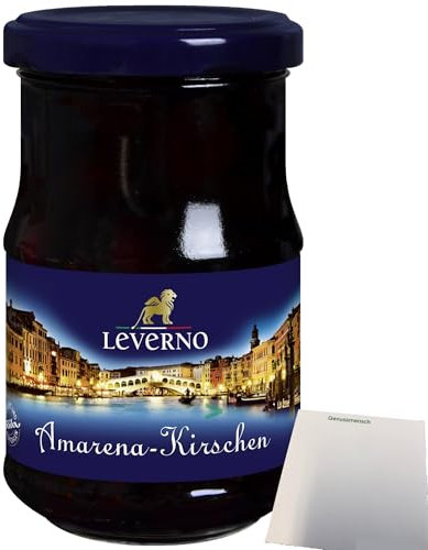usy Bundle für Leverno Amarena-Kirschen entsteint (140g Glas) + usy Block