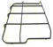Gecasa, Griglie in ferro smaltato nero lucido compatibile con Electrolux - Rex - Zoppas - Zanussi piano cottura 4 fuochi a gas - 3546400031-3546400049 cm 41-43.5x27 (Griglia sinistra 3546400049)