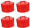 Greethga Filtres pour Machine à laver, Tamis Valve d'entrée de lavage, tamis Machine de lavage, purificateur d'eau, filtre à eau domestique rouge