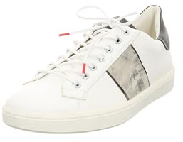 Think! Herren TURNA chromfrei gegerbte nachhaltige Halbschuhe, Bianco/Kombi 1000