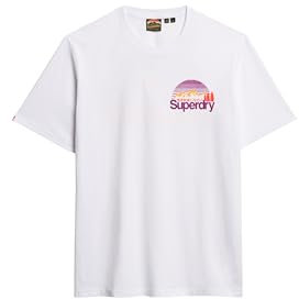 Superdry Herren Lässiges Outdoor-Narrativ-T-Shirt Optik L