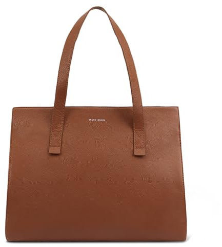 Lloyd Baker London – LALITAH LEDER TOE-TASCHE – Zeitloses modernes Design für Damen aus 100% echtem Vollnarbenleder mit durchgehendem Reißverschluss, hautfarben, Large