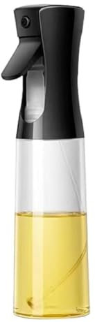 Genérico Pulverizador de Aceite Botella de Spray de 300ml, atomizador de Aceite Botella pulverizadora de Aceite especial freidora aire Aceite de Oliva Spray Dispensador de Aceite