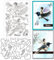 GLOBLELAND Feen Vögel Blumen Silikonstempel Metall Stanzformen Malschablonen Für Die Kartenherstellung Schmetterling Stempel Stanzformen Libellen Schablonen Set Für DIY Scrapbooking Kunsthandwerk