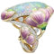 Exquisite Emaille Opal Ring für Frauen: Buntes Blütenmuster, perfekt für Partys besondere Anlässe. Einzigartiges Design, das jedem Outfit Eleganz verleiht. Ideal als Geschenk für Damen, (D, One Size)