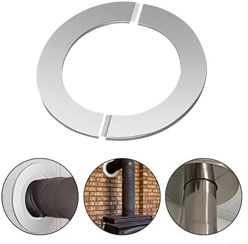 Protective Stainless Steel Cover for Shower Pipes and Gas Wall Boiler Extractors (80mm)