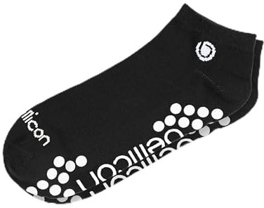 bellicon Anti-Rutsch-Socken 3er Set | Für sicheren Halt & Komfort beim Training auf dem Minitrampolin | Grip & Barfußgefühl Zubehör (Schwarz)