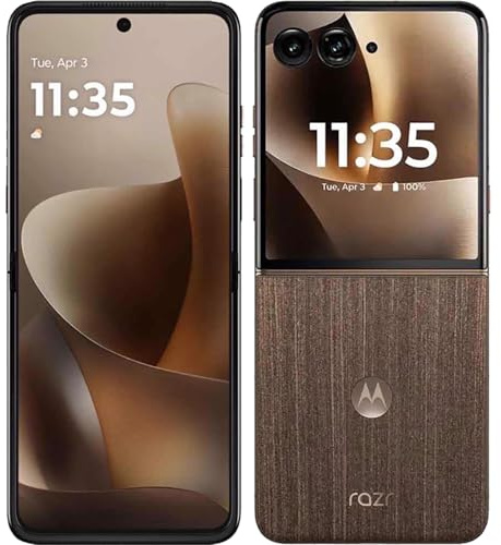 Motorola razr 70 ultra con Moto AI (16/512GB, 50+50MP, selfie 50MP, display esterno 4.0 interno 7 Extreme AMOLED 165Hz, Qualcomm Snapdragon 8 Elite, 5G, Dual SIM, Android 16), PANTONE Cocoa