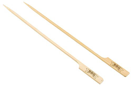 amscan 9901866 Lot de 20 brochettes à brochettes BBQ Party Marron