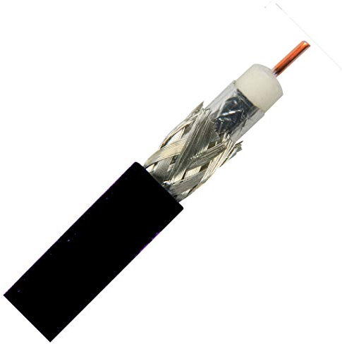 Belden 1694A - Cavo coassiale seriale digitale HD/SDI 18AWG RG6, 1.000 piedi, colore: Nero
