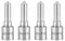 EBTOOLS Einspritzdüse Tuning Einspritzventil 4 Stück Edelstahl Nadelventil für TDI T4 111kw 0,21 DSLA150P764 0433175176 Silber