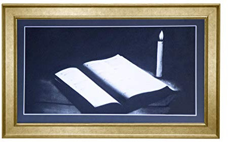 Customized Bezel Compatible for Samsung The Frame TV (Everest Gold, 65 inch)