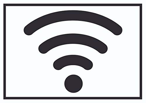 HB-Druck Free WLAN Hotspot Symbol Schild A6 (105x148mm)
