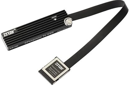 Adattatore ZITAY CFexpress B a SSD, CFexpress Tipo B a NVME M.2 SSD XQD Adattatore sostitutivo per Nikon Z6 Z7 D5 D6 D850 D500 PANASONIC DC-S1 / S1R Canon EOS 1DX MarkIII R5 C500 MarkII