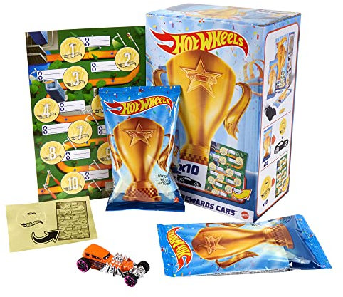 Hot Wheels GWN97 - Geschenkset mit 10 Die-Cast-Fahrzeugen im Maßstab 1:64, Spielzeug für Kinder ab 3 Jahren