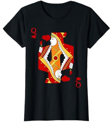 Herz Dame Kostüm Karneval Frauen Der Herzen Valentinstag T-Shirt