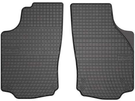 FROGUM EL Toro Gummimatten Ganzjähriges-Set von Autofussmatte Auto Fußmatten für Opel Combo C 2001-2011, für Opel Corsa C 2000-2006 | Beständiges Gummi Material | 1,5cm Schutzkante