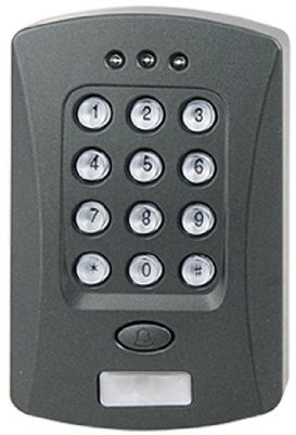 Ruilogod Schwarz Sicherheit Single Door Alarm Passwort Keypad Access Controller