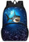 chaqlin Tier Hai Rucksack für Kinder Schultaschen, Blauer Ozean Hai Casual Daypack Große Kapazität Reise Rucksack Jungen Mädchen Tier Schule Rucksack Buchtaschen mit verstellbarem Riemen