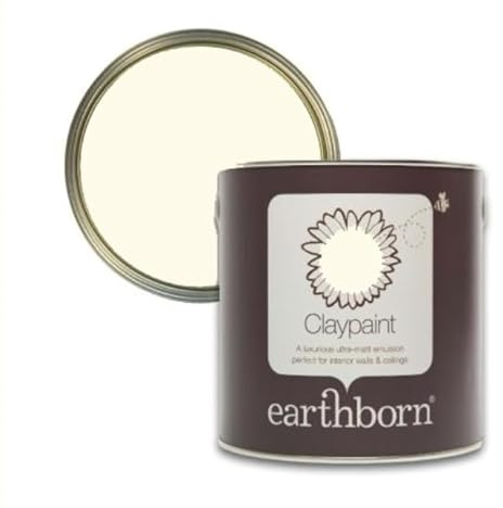 earthborn Claypaint, Breathable paint for Walls and Ceilings (Sandy Castle, 2.5 Litre)