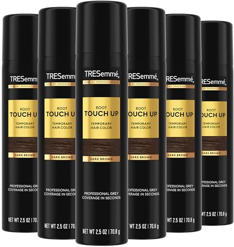 TRESemmé Root Touch Up, Dark Brown, Travel-Size 6-Pack, 2.5 Oz Ea