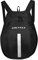 Zaino Moto Nero Allungabile 20-35L, Borsa Porta Casco Motociclista, Cinghia Casco, Impermeabile Portatile