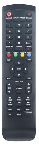AULCMEET Telecomando Sostituzione per United HKC I-JOY TV LED-LP24 LEDLP24 LTW26X96 (V. 2) LED32HK62 LTW32X99 HT32AT2 HT19AT2 HT24AT2 EH40D4K HT4020E32 HT40AT2 LED32V1FHD EH22F4 EH24H4 EH24H4FHD