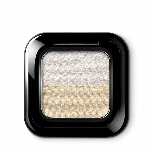 KIKO Milano Bright Duo Eyeshadow 01, Ombretto Duo Dal Rilascio Colore Ricco Ed Intenso