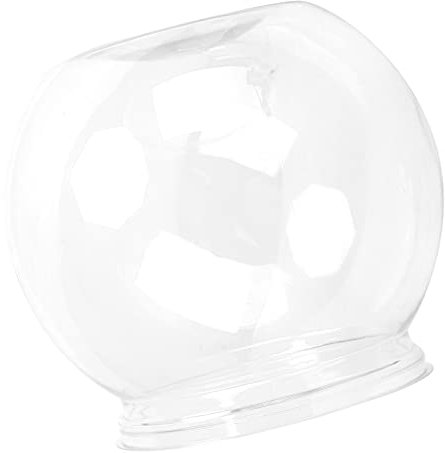Ejoyous Plastic Fish Bowl, Transparent Plastic Cocktail Fish Bowl for Desk Bookshelf, Mini Fish Tank Impact Resistant Plastic Gallon Fish Bowl for Parties, Weddings, Craft (S)